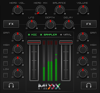 The mixer section